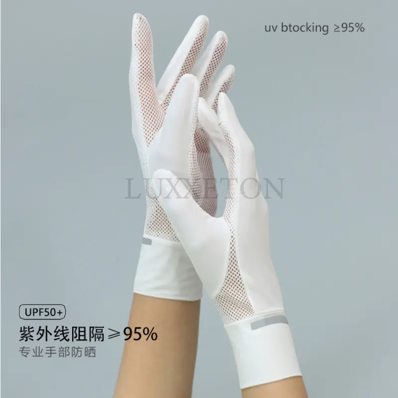 

Spring summer men women's sexy sunscreen thin gloves men's anti-uv slip-resistant touchscreen driving gloves sports gloves