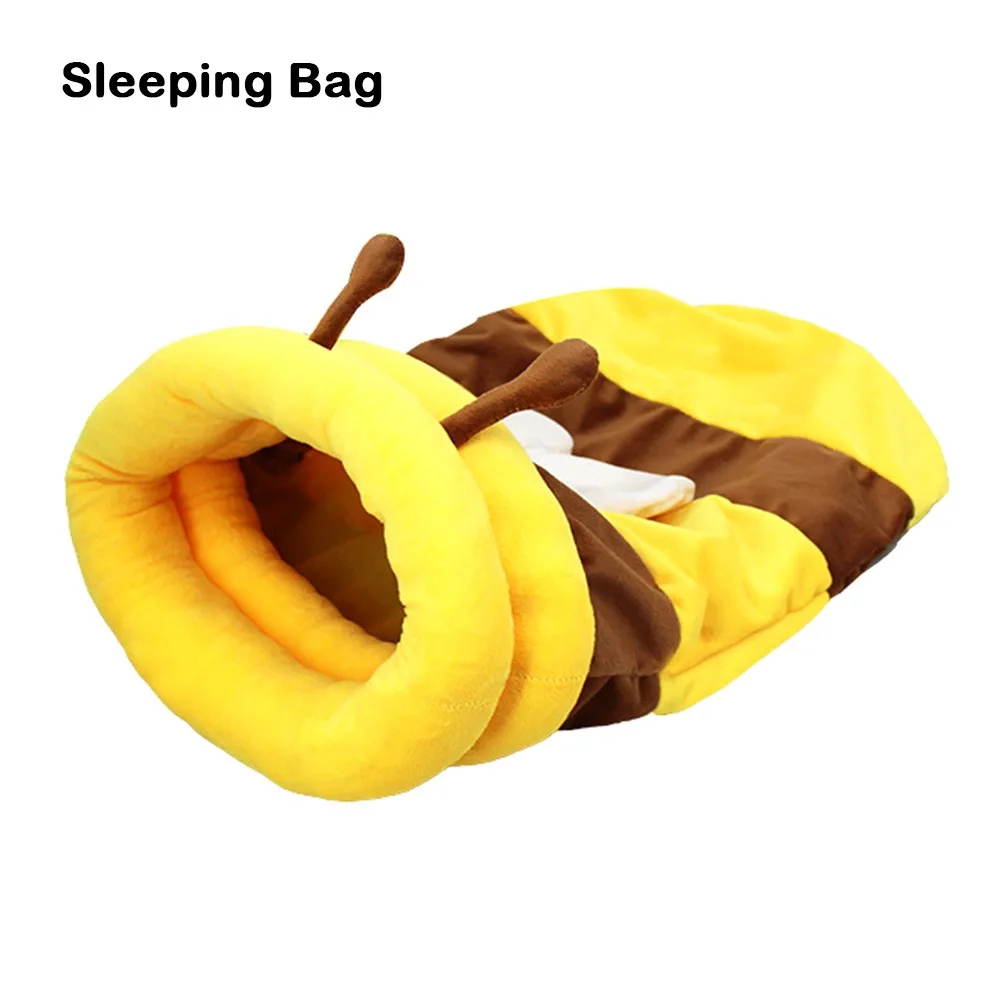 

New Honey Pot Cave Cat Sleeping Bag Thickened Warm Soft Honey-filled Cat Bed Washable Comfortable Pet Cat Bed