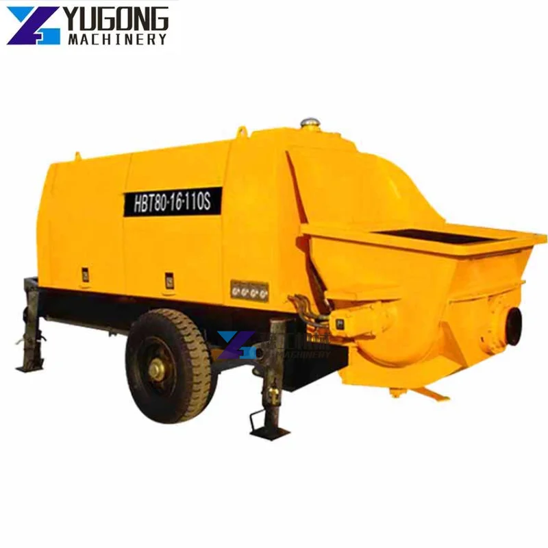 Putmeister Trailer Towing Mobile Diesel Concrete Pump Price for Sale