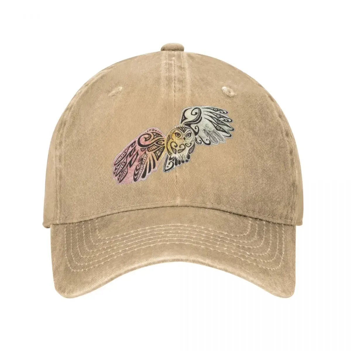 Saw-Whet Spirit Owl Cap Cowboy Hat snapback cap Adjustable hat man luxury Caps women Men's