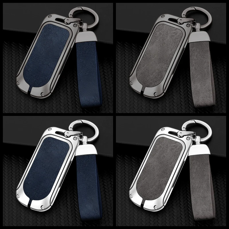 Zinc Alloy Car Key Case Cover for Huawei Aito M5 M7 M5ev Metal Protector Shell Keychain Keyless Bag Auto Accessories