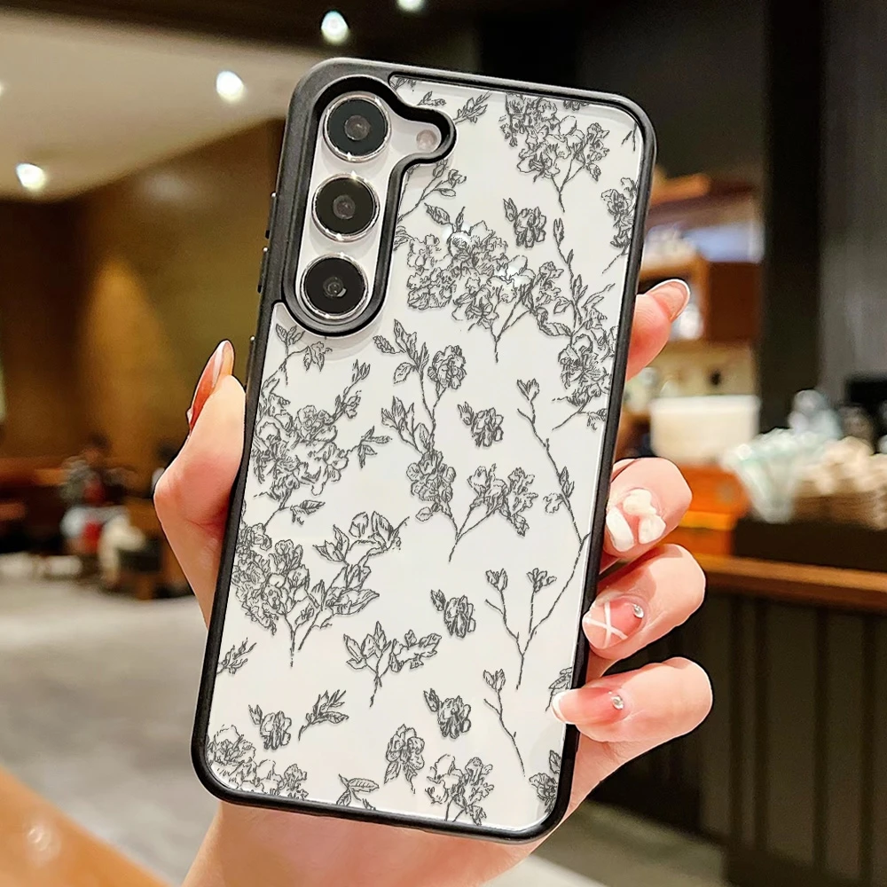 Flower Clear Phone Case For Sa - Phone Cases Hard ulasan dan harga