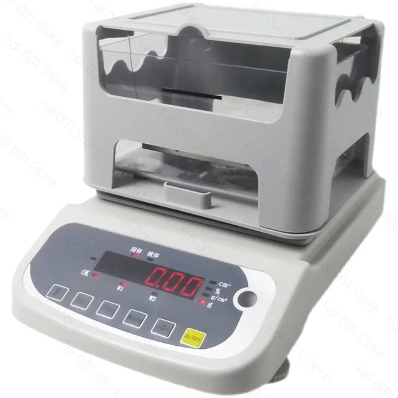 digital density balance solid electronic densitometer liquid specific gravity meter plastic rubber density tester