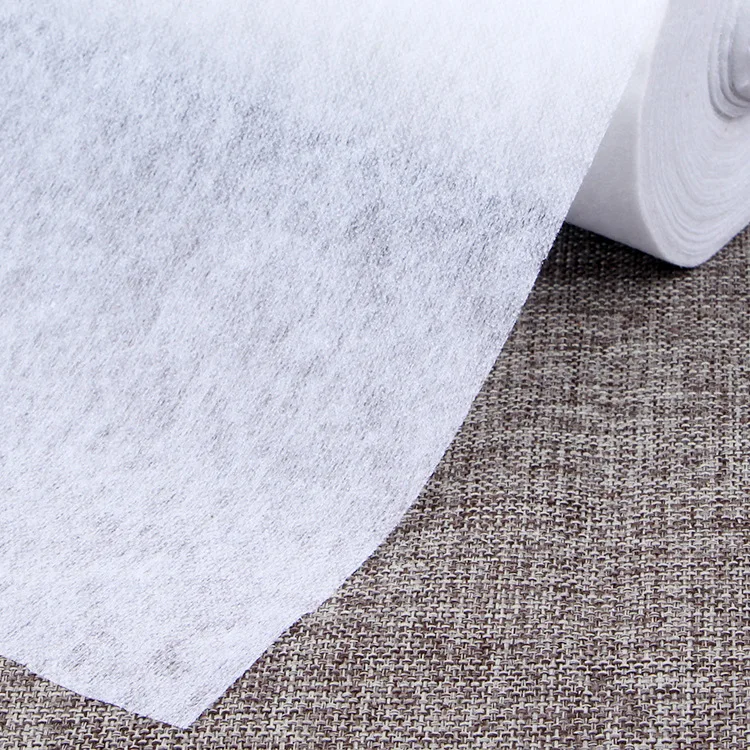 경량 부직포, 퍼블 인터라이닝 원단, 의류 재봉, DIY 액세서리, 너비 100cm, 화이트 블랙