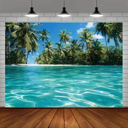 1 piece, ocean beach tapestry wall hanging tropical paradise beach wall decoration, Hawaii background, coconut tree background