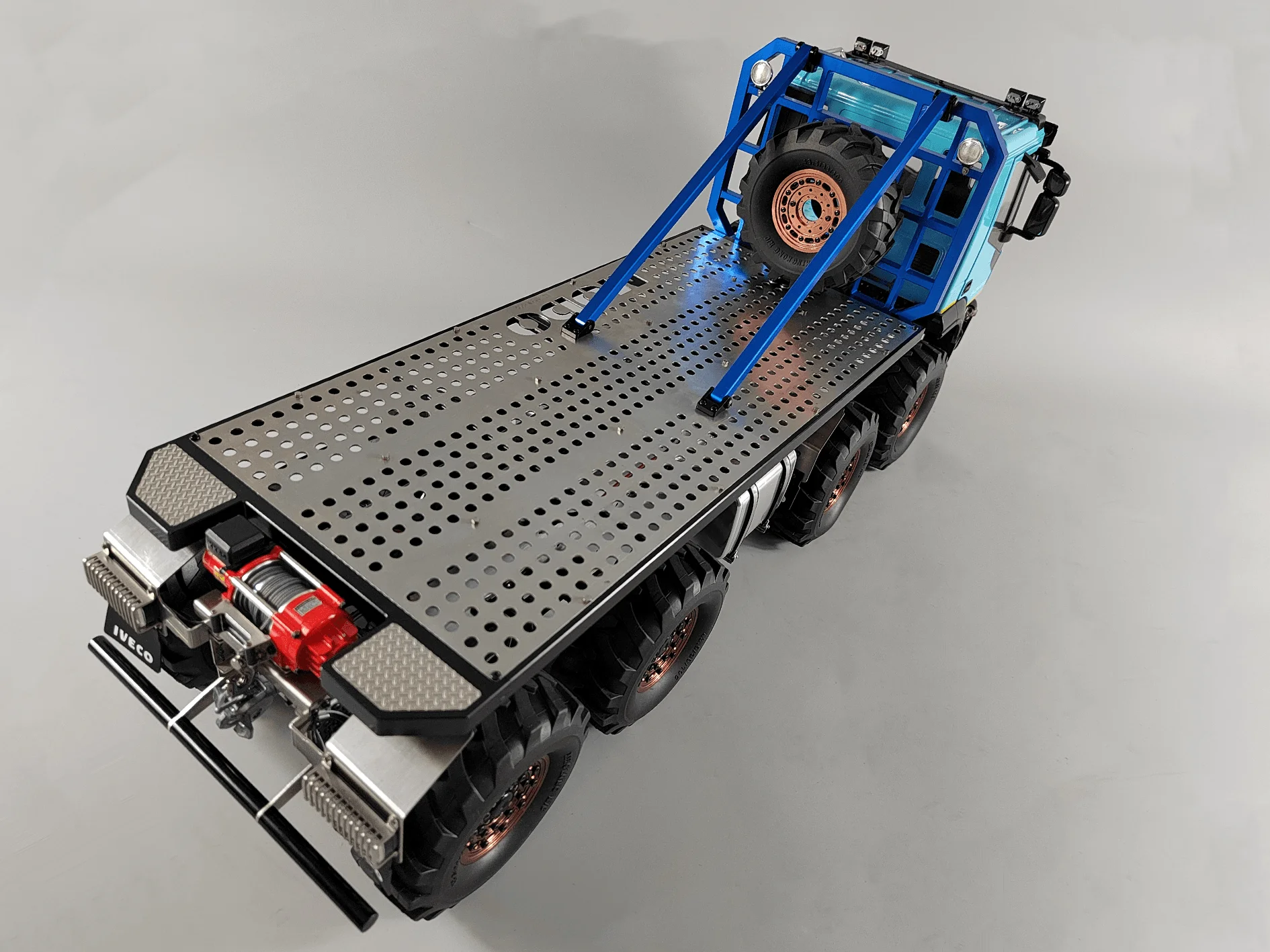 RC Trailer 1/14 8x8 RC Car Climbing Car Model with Winch RTR