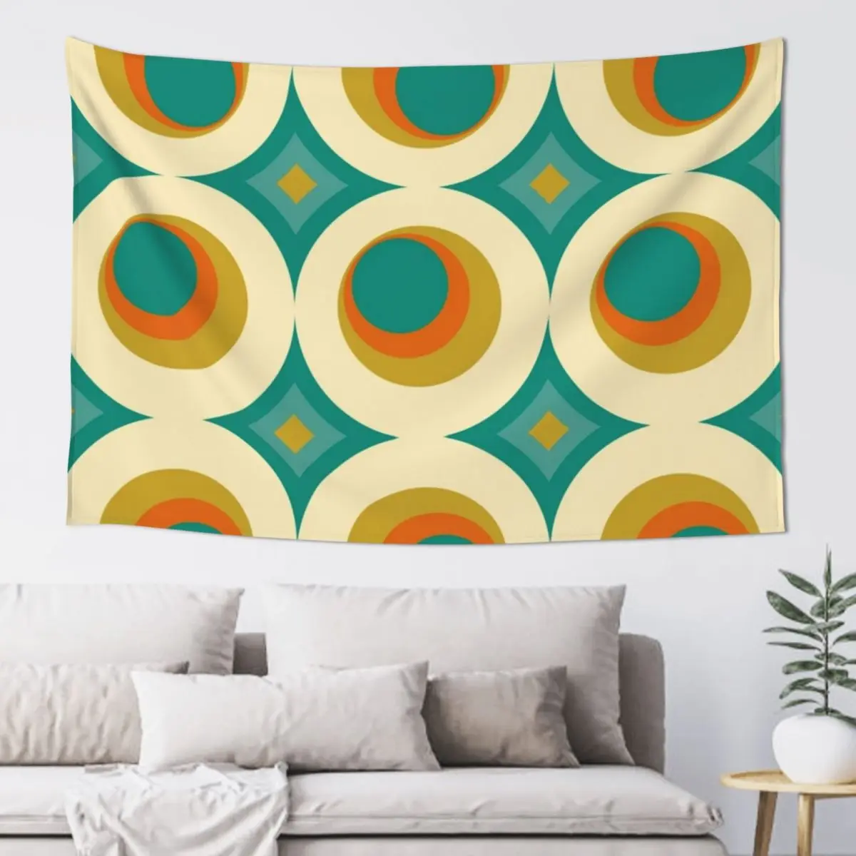 

Mid-Century Modern Splash Tapestry Room Decoration Aesthetic Room Decor Things To Decorate The Room Tapestry