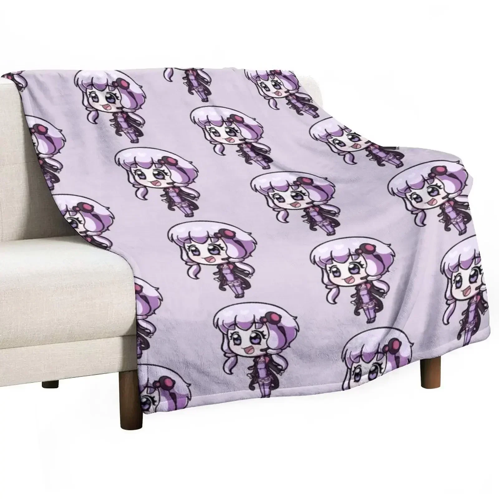 Yuzuki Yukari - Vocaloid Throw Blanket Large Bed covers wednesday Blankets