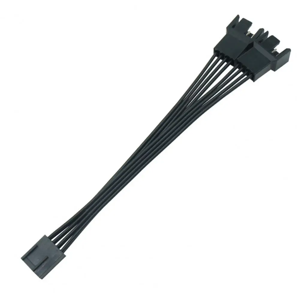 Stabilne wyjście Szeroka kompatybilność 1 do 2 4-pinowy kabel rozdzielacza wentylatora PWM do komputerów stacjonarnych