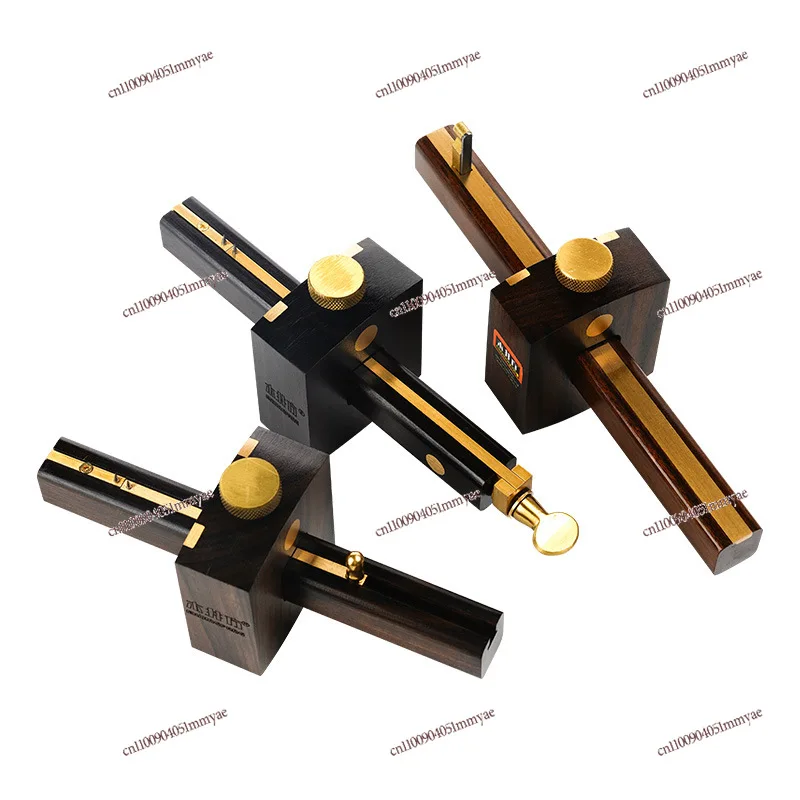 

Square Black Sandalwood Scriber, British Screw Woodworking Tool, Decoration Stringer