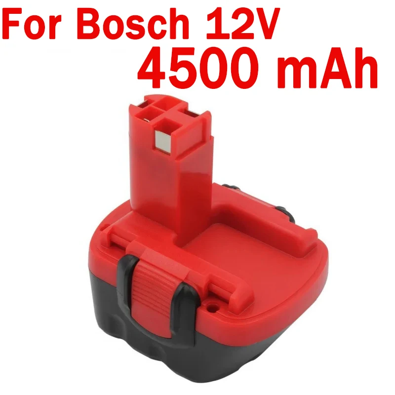 12V 100% 4500mah Replacement Battery for Bosch 12V  BAT043 BAT045 BAT046 BAT049 BAT120 BAT139 3455 Power Tool Battery + Charger