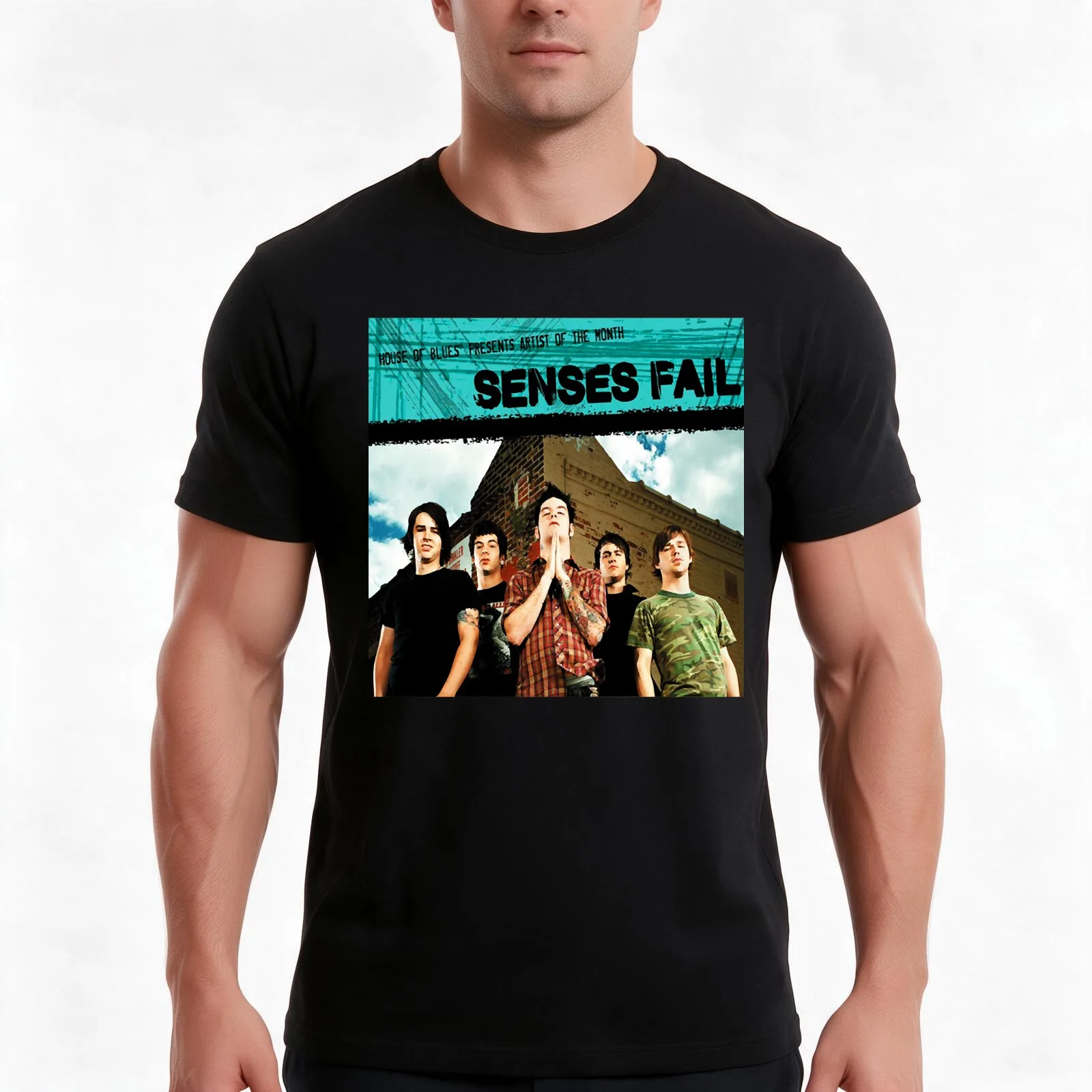 Senses Fail In Your Absence T-Shirt, Summer Casual Cotton Tee, Oversized Streetwear Tops, Vintage Graphic Print, 100% Cotton