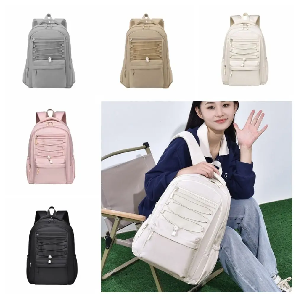 

Portable Outdoor Travel Bag Oxford Cloth Unisex Students School Bags Lightweight Multi-Compartments College Students Backpack