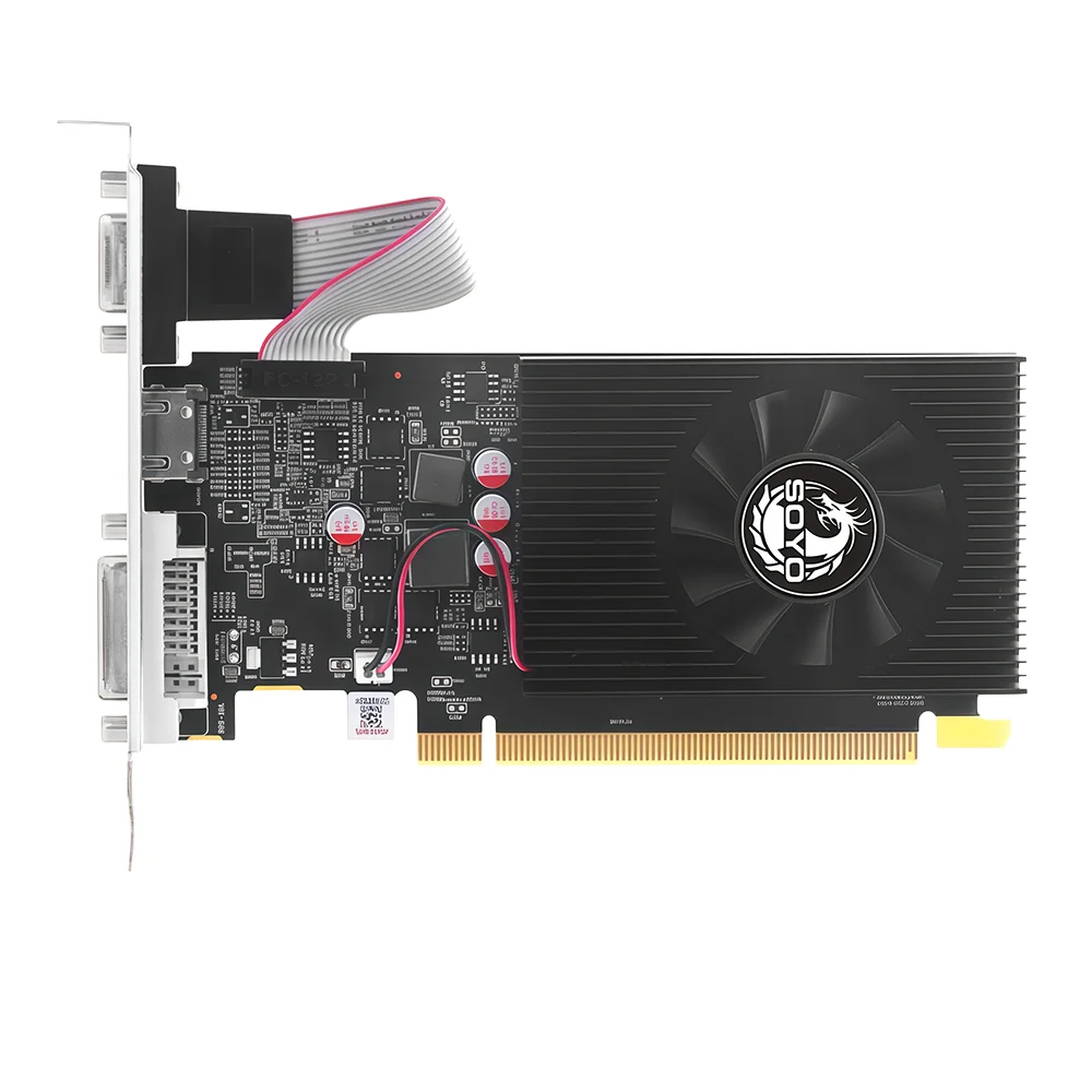 SOYO Graphics Cards AMD Radeon HD8550 2G GDDR3 128bit HDMI*1 VGA*1 DVI*1  Video Card For Desktop Gaming Computer GPU HD8550