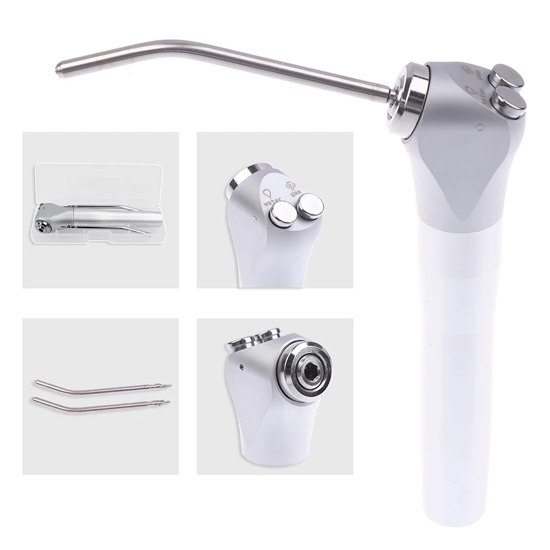 

Dental 3 Way Syringe Handpieces Air Water+2 Autoclavable Nozzle Stainless Steel Aluminum Dentistry Instrument For Dental Lab