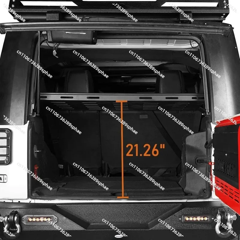 Suitable for JK JL2007-2024 4 door trunk rack tail box thickened luggage rack modification