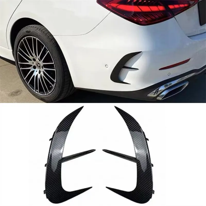 

For Mercedes Benz W206 2022 2023 2024 2025 High Quality ABS Bright black Wind knife Spoiler Kit