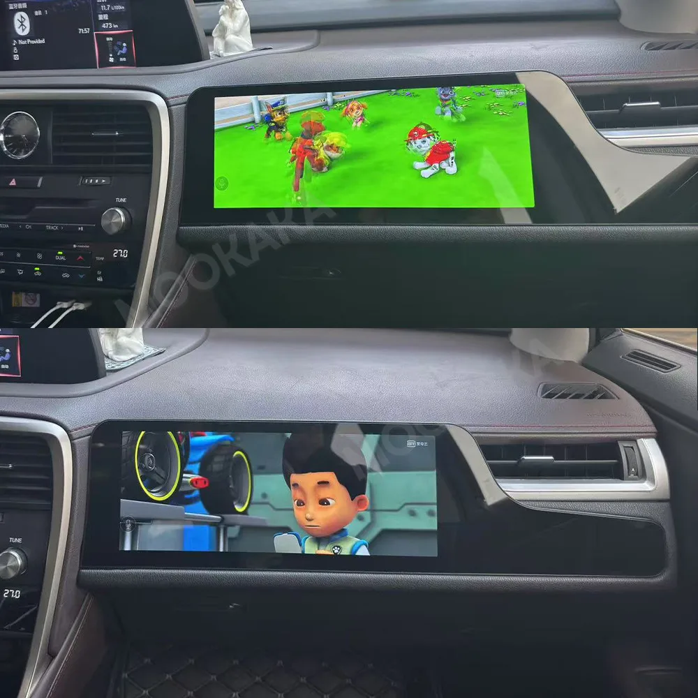 

Мультимедийный экран для пассажиров Lexus RX 2016-2021, Android-экран для второго пилота, автомобильный мультимедийный проигрыватель, стереосистема с беспроводным CarPlay