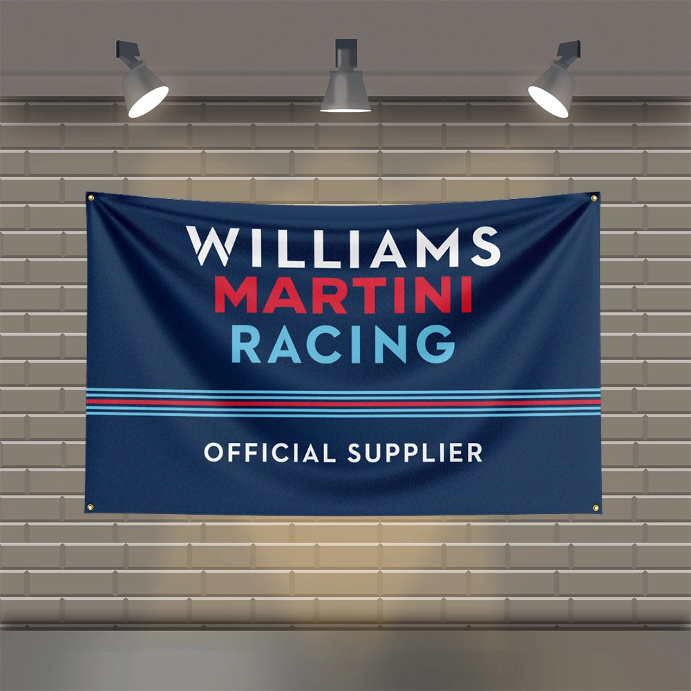

3x5 Ft W-Williamss Racing Flag Polyester Printed Cars Flags for Room Garage Decor