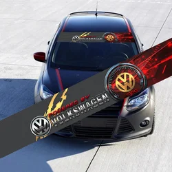 Car Front Rear Window Windshield Decal Sticker For Volkswagen Golf Bora Jetta Beetle Scirocco POLO Sharan Sagitar Passat Santana