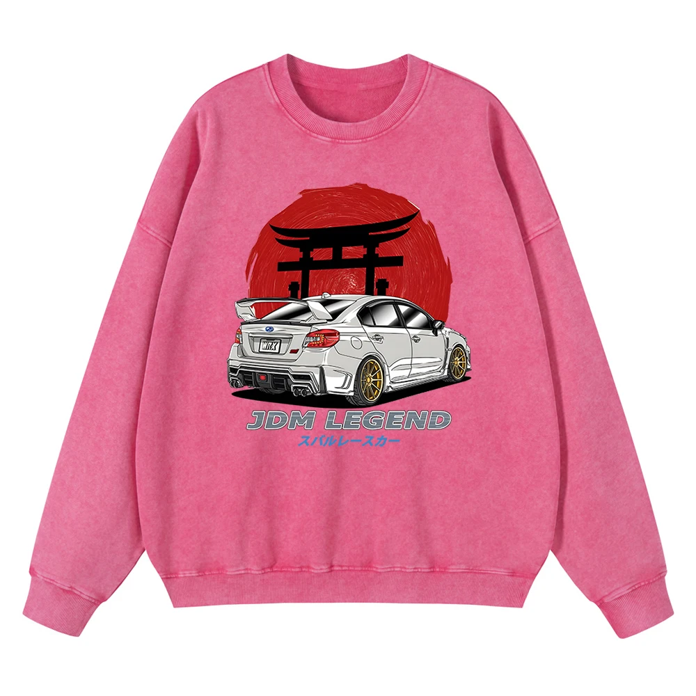 

Vintage Distressed Washing Jdm Culture Subaru Performance Vehicle Mens Hoodies Cotton Warm Sweatshirt Hoody Casual Warm Clothing