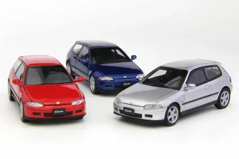 LCD 1:64 CIVIC SiR II (EG6) Capô do motor que pode ser aberto modelo fundido