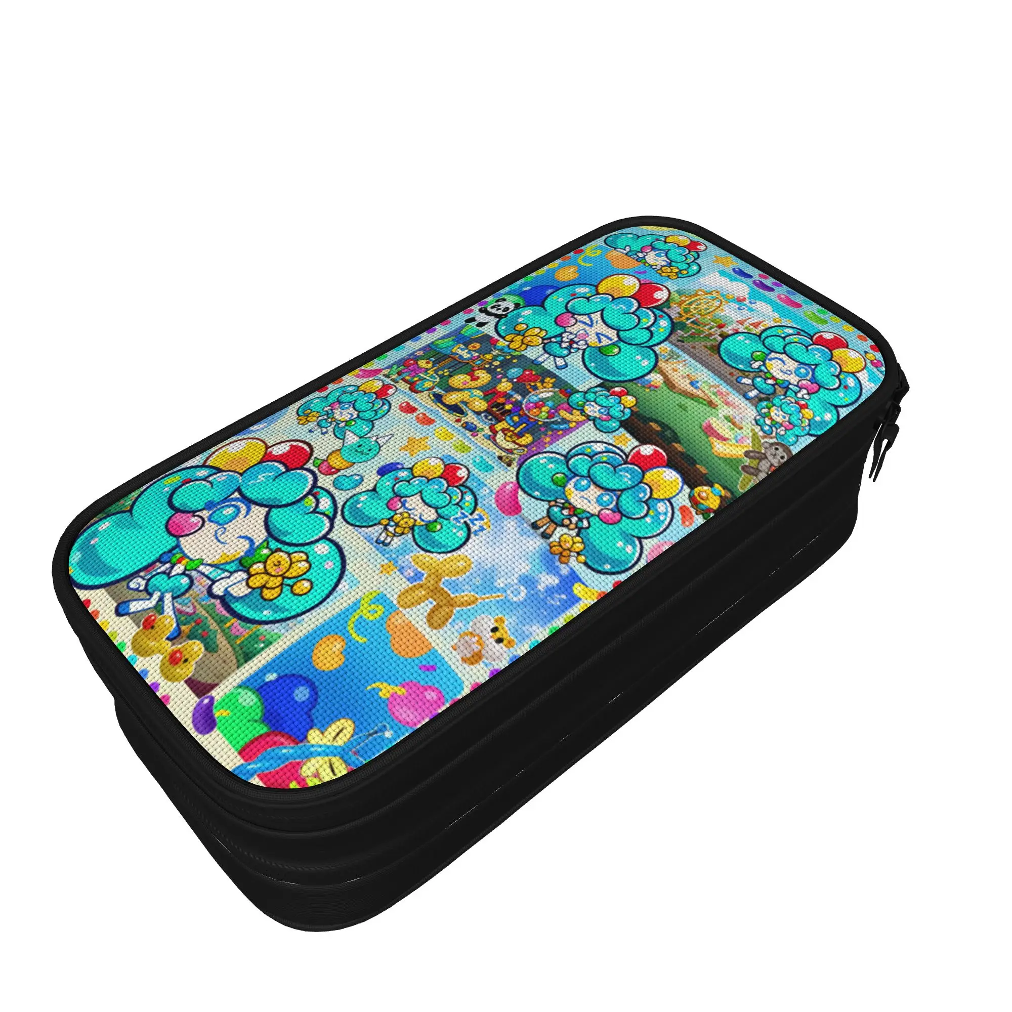 Lovely Pencil Case JellyBean Cookie Pencil Bag Cookie Run Kingdom School Pencil Cases Students Canvas Pattern School Supplies