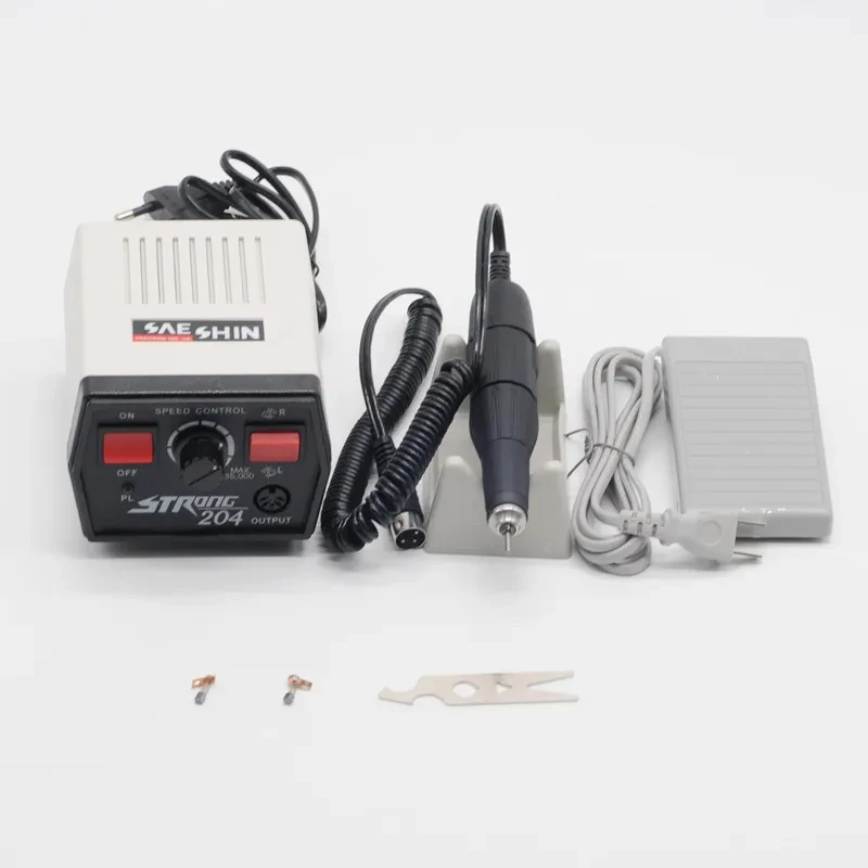 

1Set Dental 204+102l Electric Micromotor Machine Strong Handpieces Equipment Dentist Lab Polishing Sculpture Polisher Tools