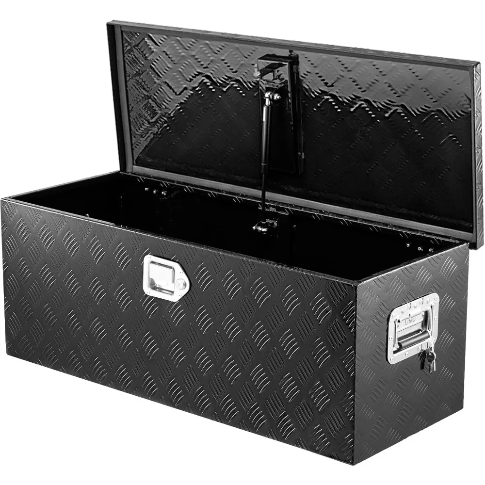 

36" Lx15 Wx15 H Aluminum Tool Box, Heavy Duty Truck Bed Toolboxes with 2 PCS Keys, Upgraded Widest Tool Box Used for Truck Bed S