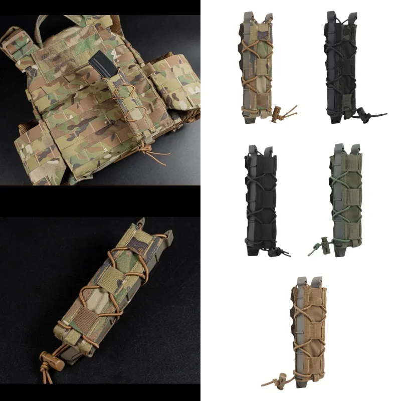 

Длинная сумка для журналов тигра | Охотничий держатель Quick Draw, совместимый с MOLLE | Аксессуары для тренировки погружения