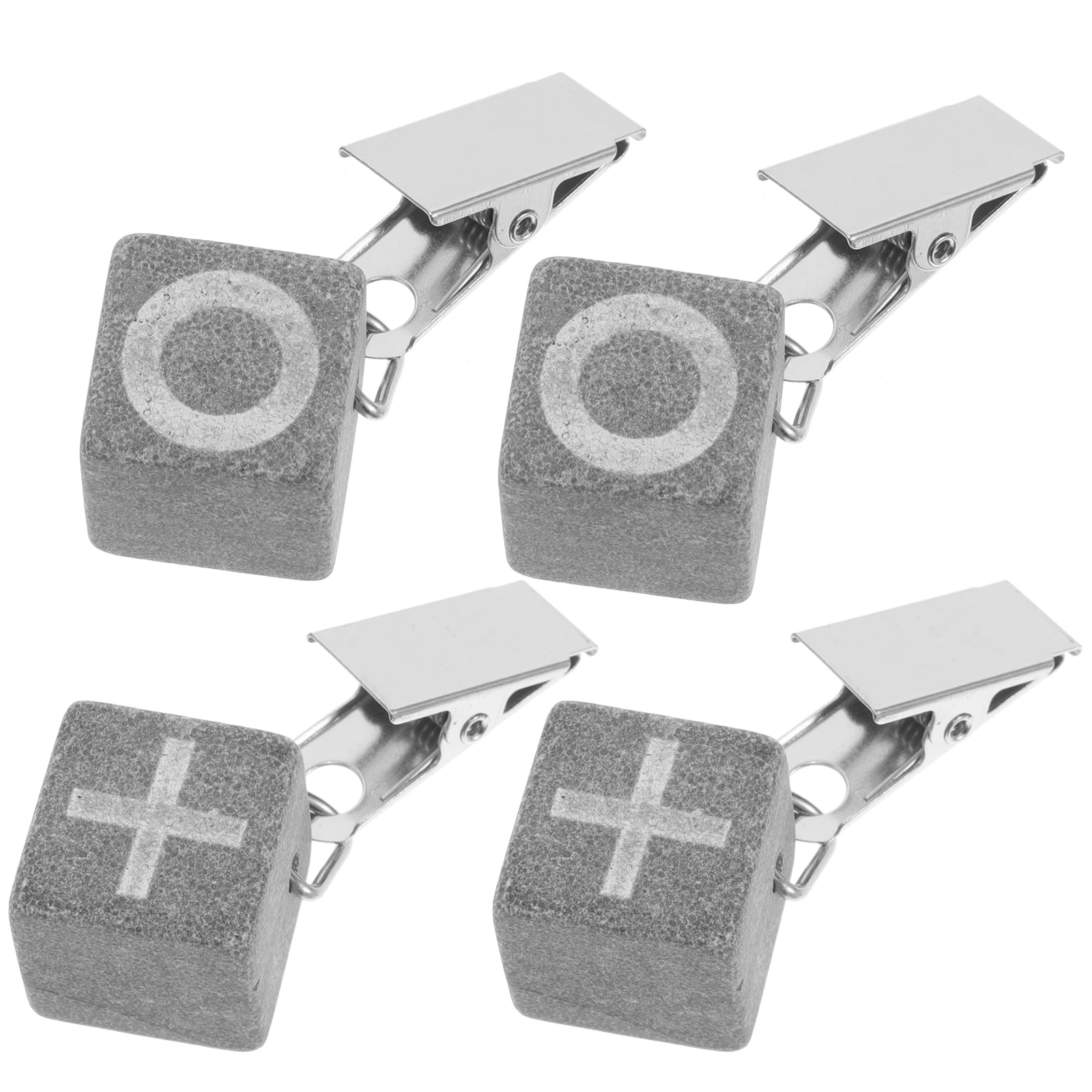 

4pcs Tablecloth Clips Hanging Weights Marble Design Wind Resistant Lightweight Portable for Oval Square Tablecloths