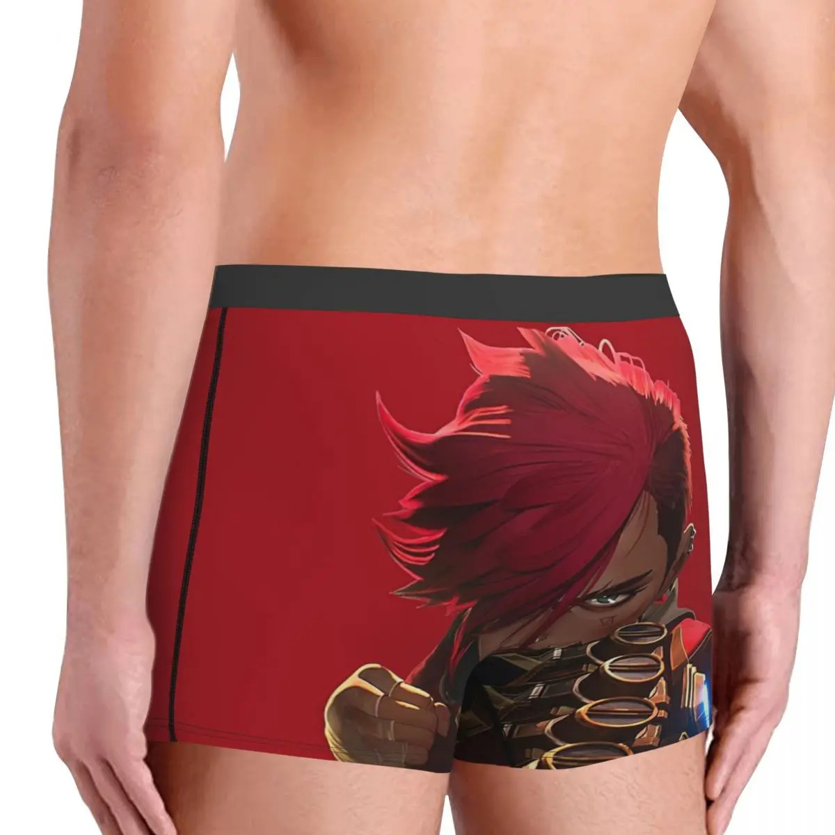 VI ,Arcane Mask Underpants Breathbale Panties Male Underwear Print Shorts Boxer Briefs