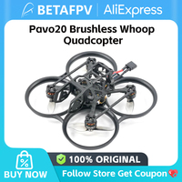 BETAFPV Pavo20 Brushless Whoop Quadcopter LAVA 3S 450mAh 550 75C Battery 1103 8500KV Brushless Motor Gemfan 2015 2-Blade Props