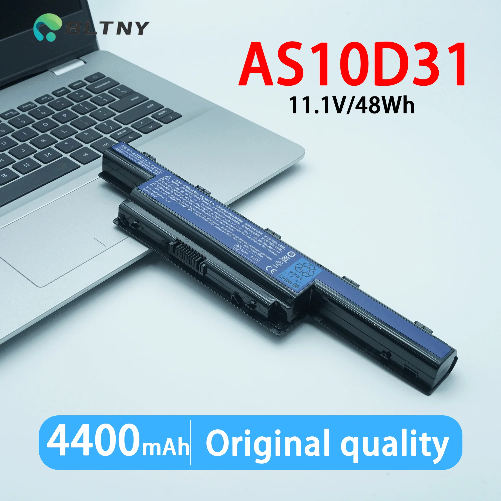 AS10D31 48WH Laptop Battery for Aspire 4741G 4743G 4738G 5560G 5750G 5741 5742G 4750G 4771G 5750 7560G 5755 7551 Series