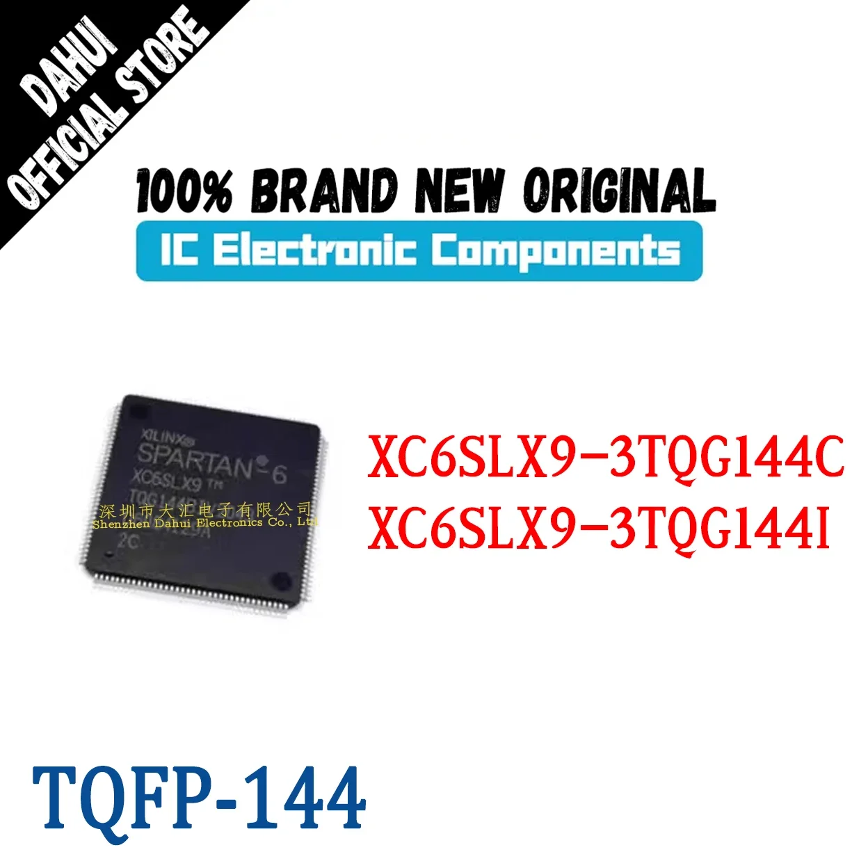 

XC6SLX9-3TQG144C XC6SLX9-3TQG144I IC Chip TQFP-144 Programmable logic Brand New Original In Stock