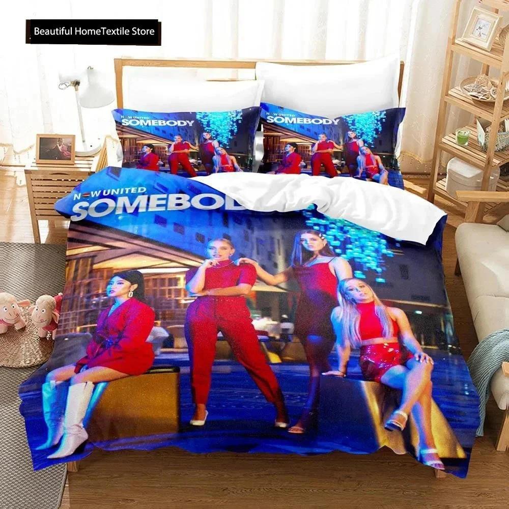 3D Printed  Now United Bedding Set Duvet Cover Bedroom Comforter Covers Single Twin King Size Quilt Cover Home Textile