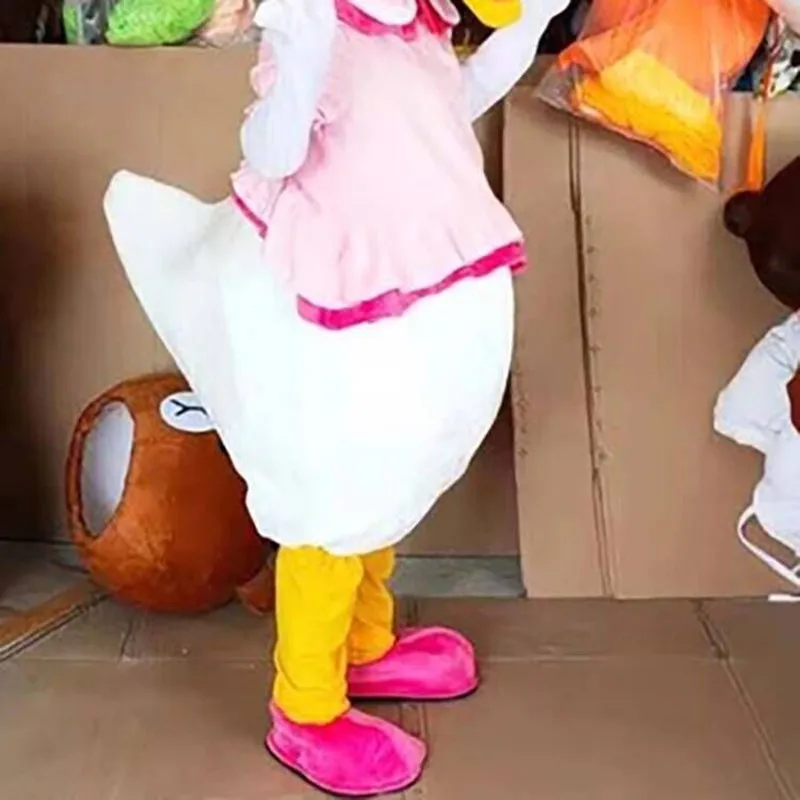 Costume della mascotte dell'anatra Costumi di performance anime cosplay di Halloween e Natale per adulti