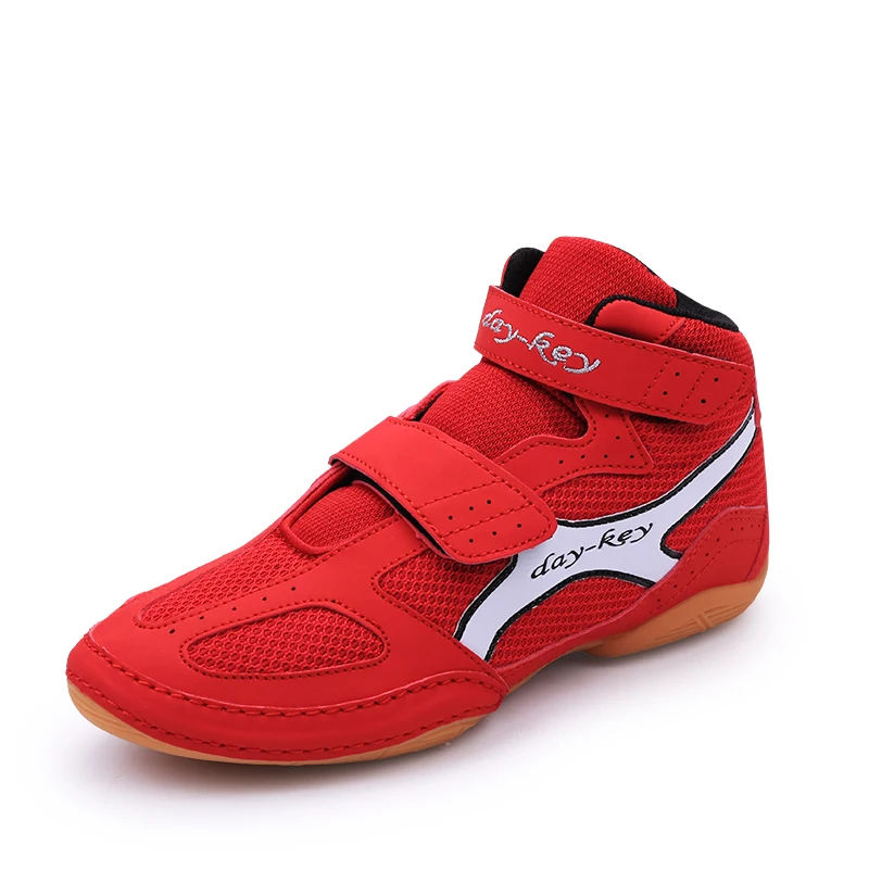 

Kids Professional Wrestling Boxing Shoes High Top Breathable Athletic Training Sneakers
