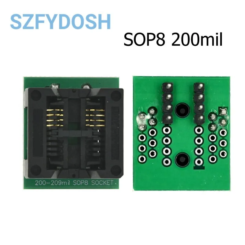 Toma de adaptador SOP8/14/16/18/20/24/28, programador de cuerpo ancho, 150/200/208/300mil, para EZP2010, EZP2013, CH341A, prueba IC