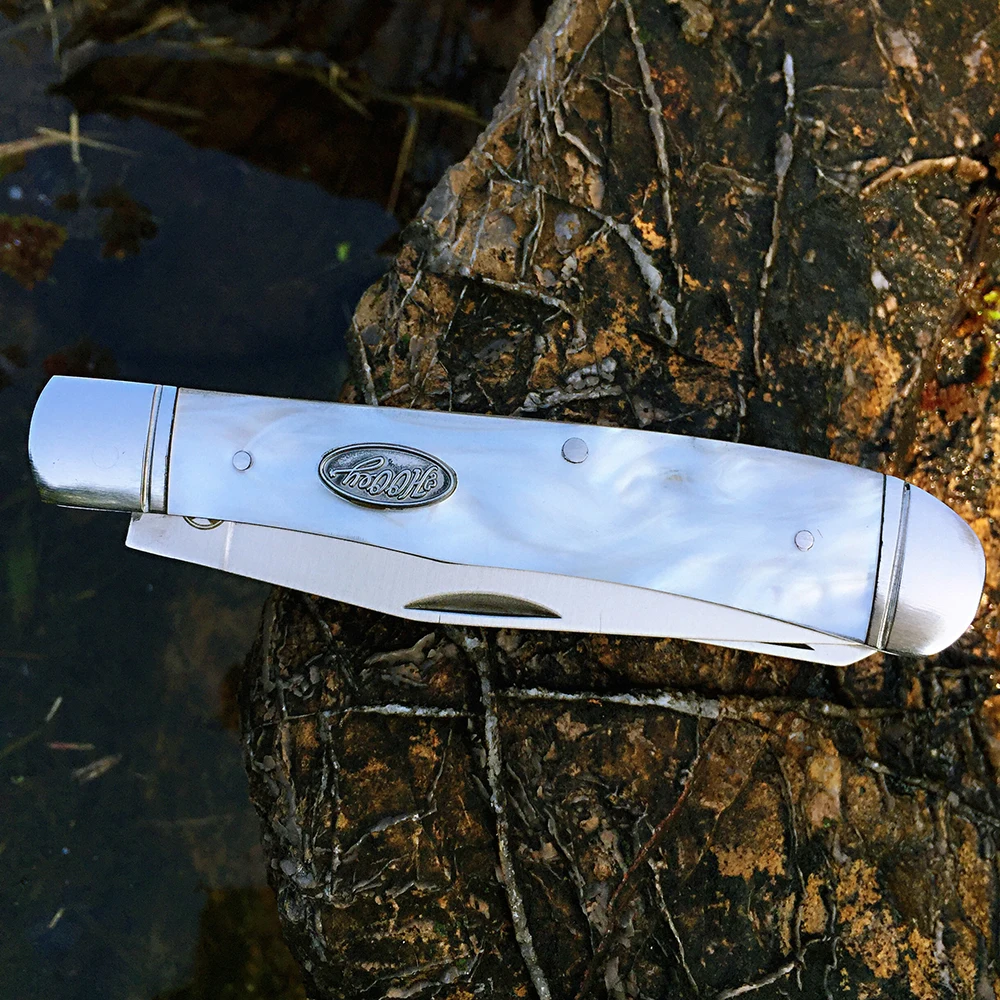 Watchman w124 Slip Joint Folding Blade Pocket Knives Classic Traditional Hunting Fishing Camping Tactical High quality