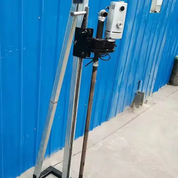 Customized Home Water Well Drilling Rig: Compact Electric Handheld Machine with Vertical Stand