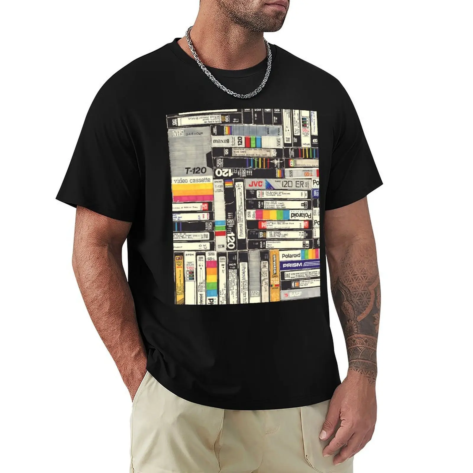 VHS TAPES COLLECTION T-Shirt Running Performance Short Sleeve Tee
