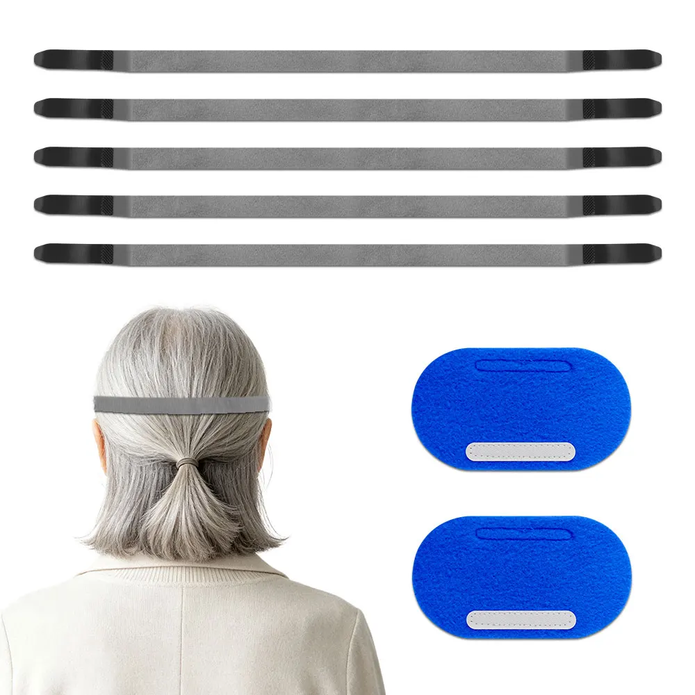 CPAP Replacement Headband Mask Headband Hook loop Frame Sealing Headgear Accessories for FX CPAP Respirator with 2pcs Pads