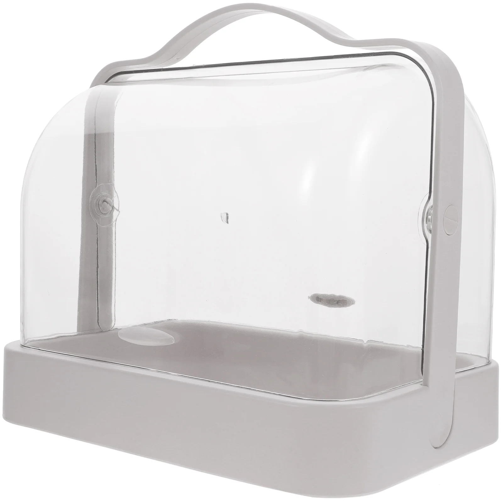 

Makeup Organizer Storage Box Clear Lid Cosmetics Organizer Vanity Desktop Home Countertop Medicine Sundries Box Clamshell