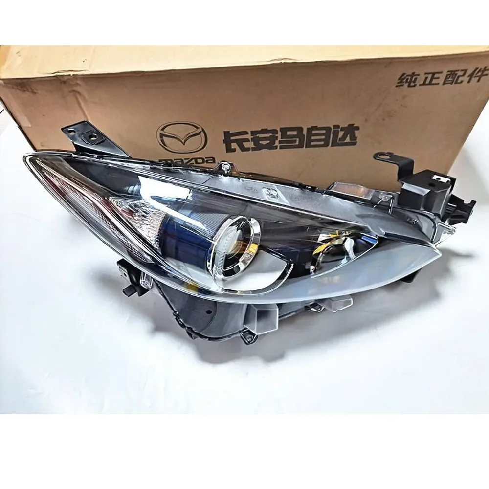 Car Headlights Assembly for Mazda 3 Mazda3 Axela BM BN 2014~2018 Part Fog Lights Map Halogen Corner Side Lamps LED Accessories