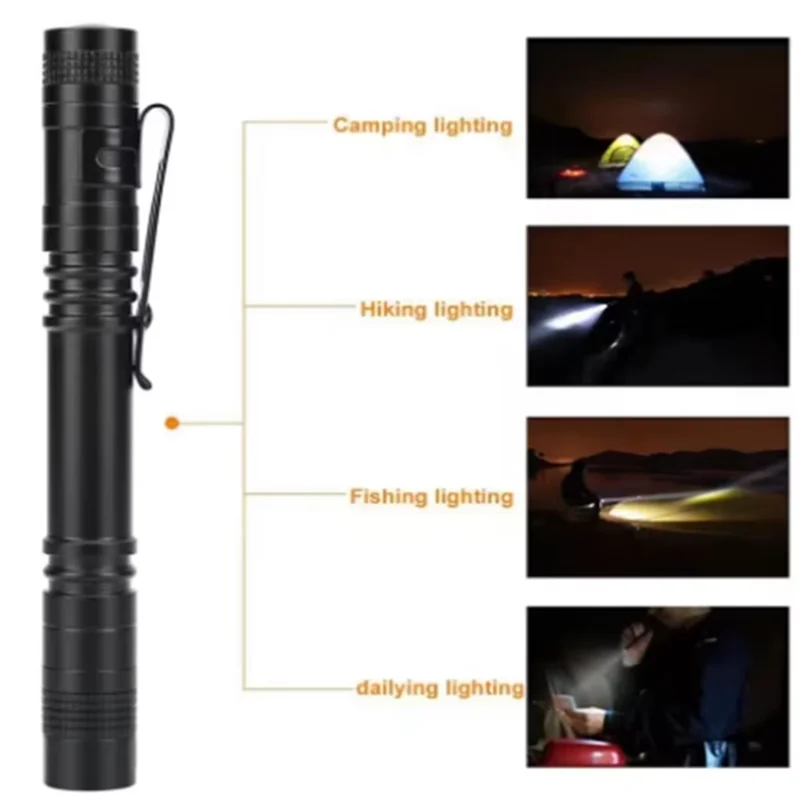1PC Pen Doctor LED Flashlight Mini 13cm Portable White Light Dentist Nurse Torch Camping Hiking Adventure Out Flashlights image 4