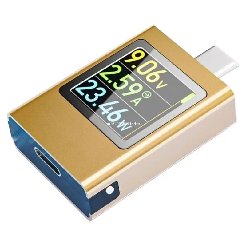 USB C Charging Tester Small Meter Real Time and Current Monitoring Dropship