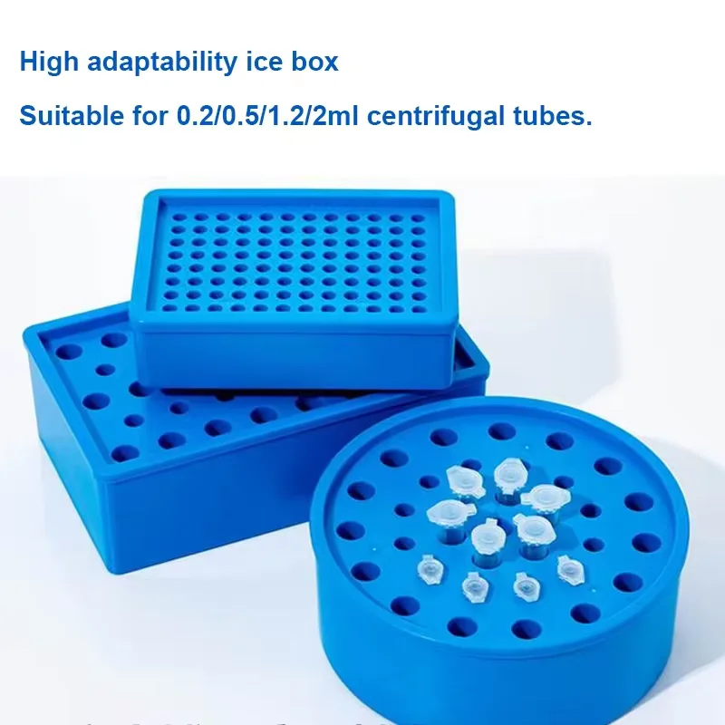 Centrifugal Tube box PCR Test Tube Box ice box thermostat plastic freezing tubes box Holder Tube Rack for Laboratory ,1picece