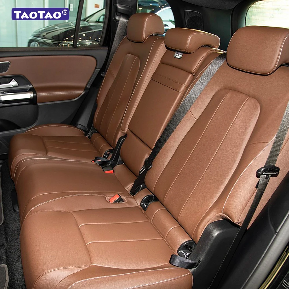 For Mercedes Benz EQB X243 2021 2022 2023 2024 2025 Faux Leather Custom Car Seat Covers Set For 5 Seats Protector Accessories