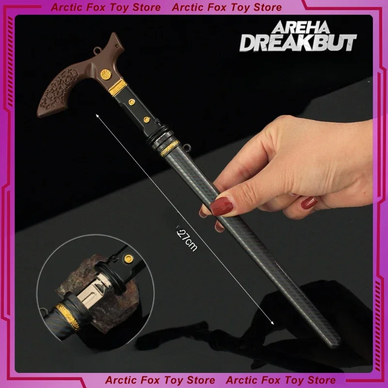 27 cm Nieuwe Arena Breakout Game Randapparatuur Legering Model Desktop Decoratie Ornamenten Cosplay Props Jongen Verjaardag Festival Gift Speelgoed